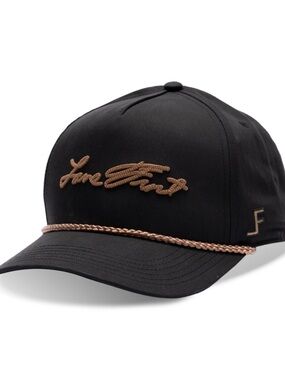 Lane Frost Rancher Snapback Hat - Black and Brown